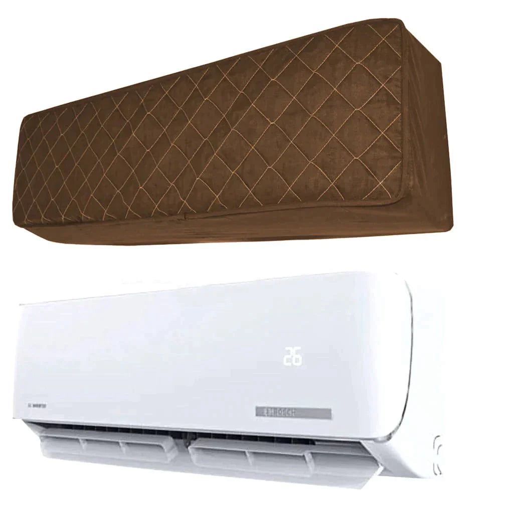 Premium Quilted AC Cover - Indoor + Outdoor Unit Protection - Random Design - 1 Ton