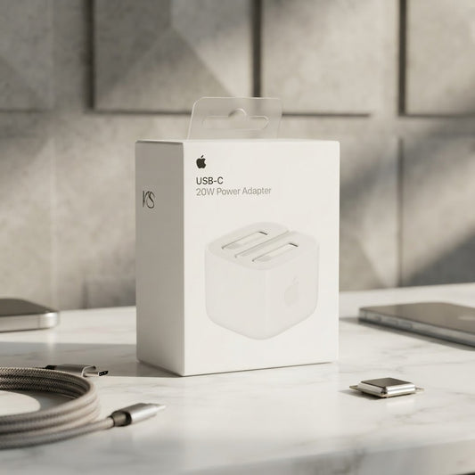 Apple 20W USB-C Power Adapter (3-Pin) – High-Quality Fast Wall Charger