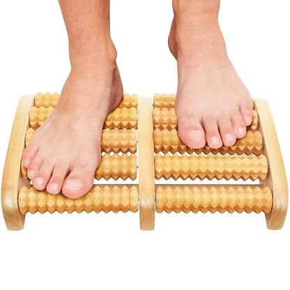 Wooden Acupressure Foot Massager Roller