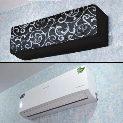 Premium Quilted AC Cover - Indoor + Outdoor Unit Protection - Random Design - 1 Ton