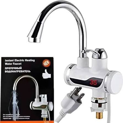 Electric Instant Heating Faucet | Digital Temperature Display | Plastic handle | Kitchen & Bathroom Hot Water Tap