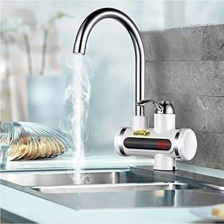 Electric Instant Heating Faucet | Digital Temperature Display | Plastic handle | Kitchen & Bathroom Hot Water Tap